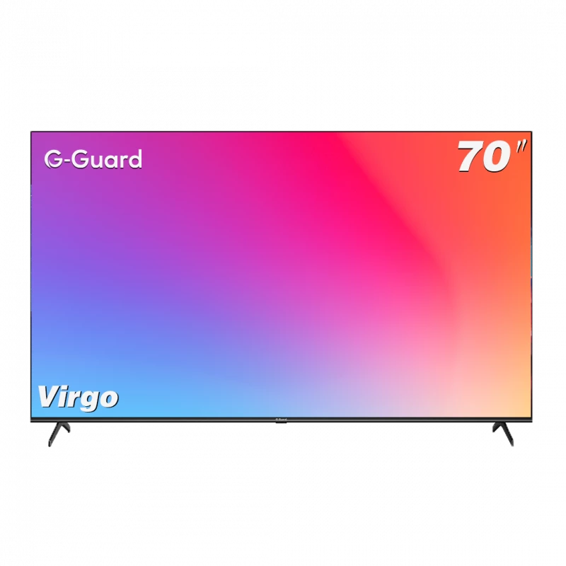 تلفزيون جي-جارد فيرجو سي جي 70 بوصة 4K الترا اتش دي ذكي جوجل، تصميم بدون إطار، HDR10، عرض الجمعة السوداء - جي-جارد